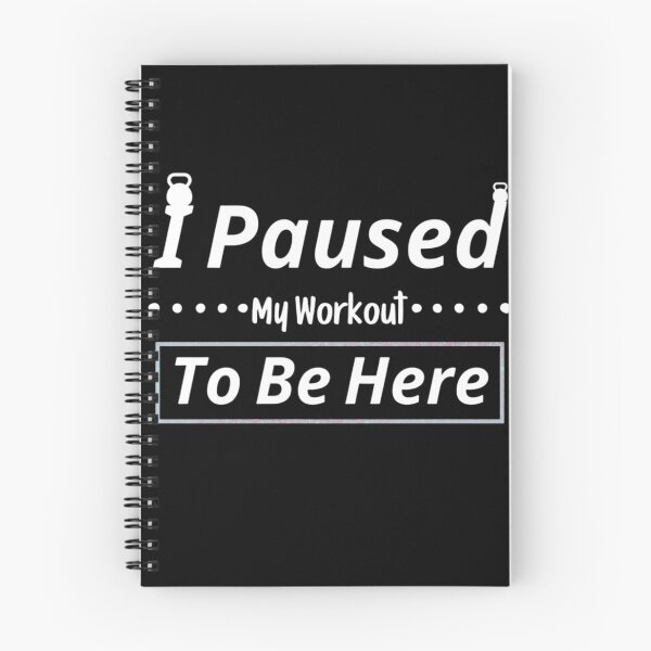 Item preview, I Paused My Workout To Be Here designed and sold by Legendario00.
