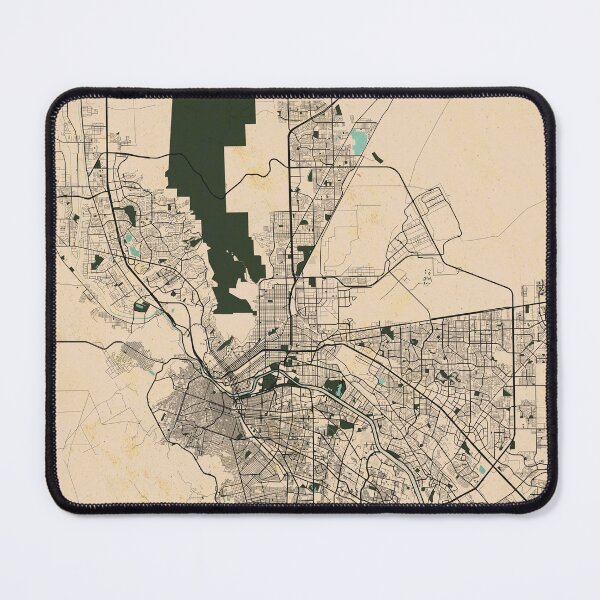 Item preview, El Paso City Map of Texas, USA - Vintage designed and sold by deMAP.