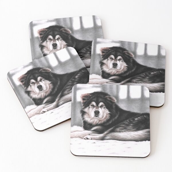 Item preview, Alaskan Malamute Winter designed and sold by Arts & Dogs.