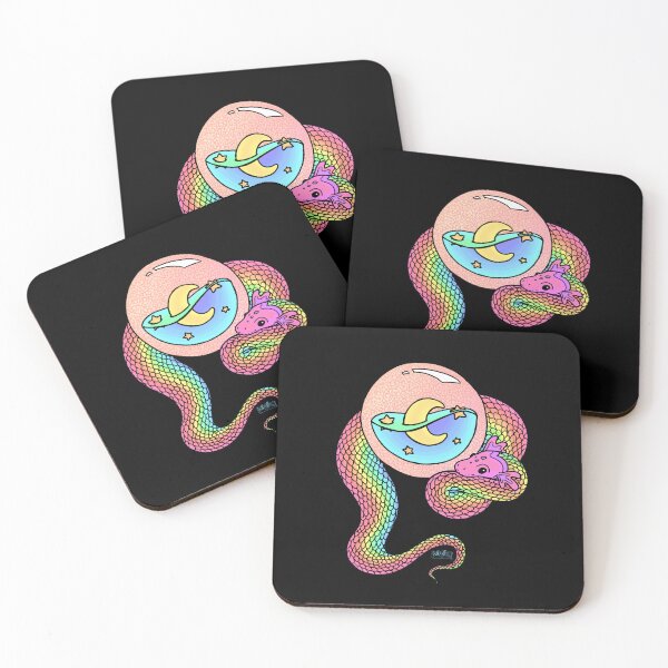 Item preview, Pastel Rainbow Kawaii Quetzalcoatl  designed and sold by Shimmerlacrum.