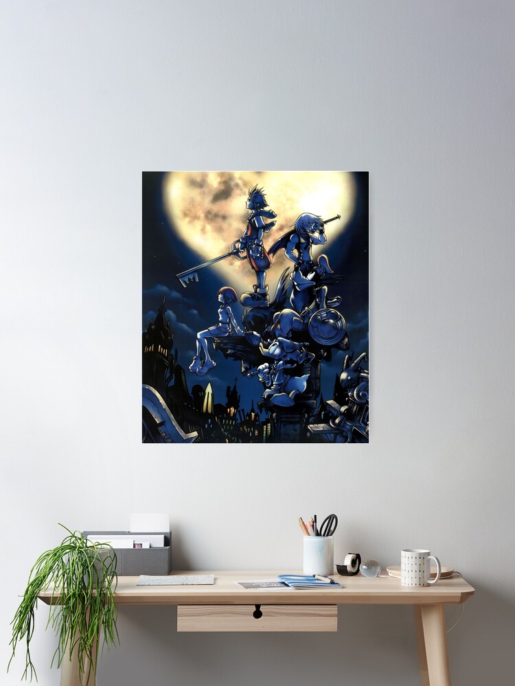 Imagen 2 de 3, Póster con la obra carácter de corazones del reino, diseñada y vendida por romepleione.