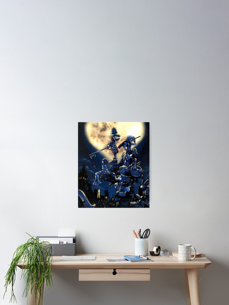 Imagen 2 de 3, Póster con la obra carácter de corazones del reino, diseñada y vendida por romepleione.