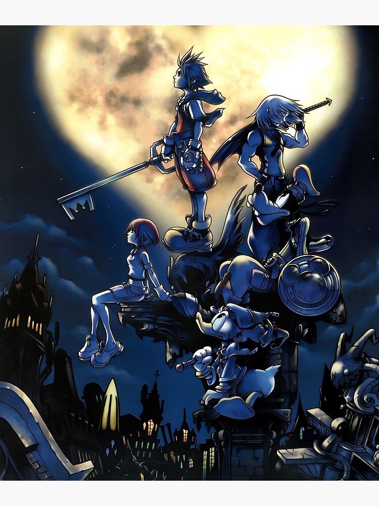 Disover kingdom hearts character Premium Matte Vertical Poster