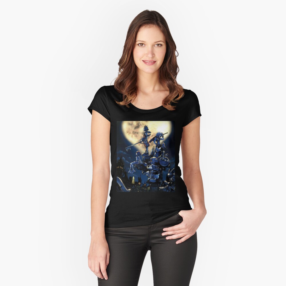 Vista previa del artículo con la obra «Camiseta entallada de cuello ancho», diseñado y vendido por romepleione.