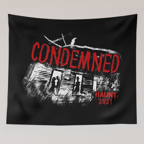 Item preview, This Condemned 2021 Staff Halloween Haunt Family design is available exclusively for members of the official Haunt Family of Scare Actors.  designed and sold by HauntFamily.