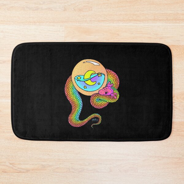 Item preview, Neon Rainbow Kawaii Quetzalcoatl  designed and sold by Shimmerlacrum.