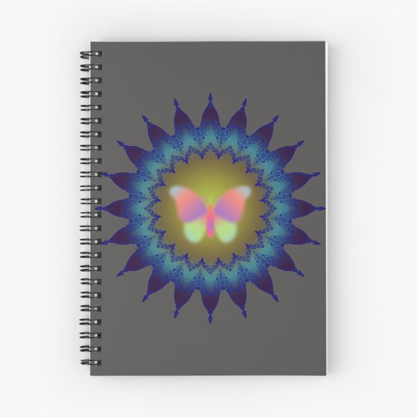 Item preview, MANDALA WITH BUTTERFLY designed and sold by MarianMa12.