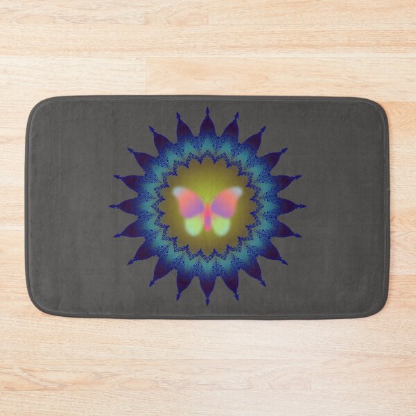 Item preview, MANDALA WITH BUTTERFLY designed and sold by MarianMa12.