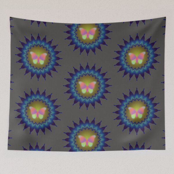 Item preview, MANDALA WITH BUTTERFLY designed and sold by MarianMa12.