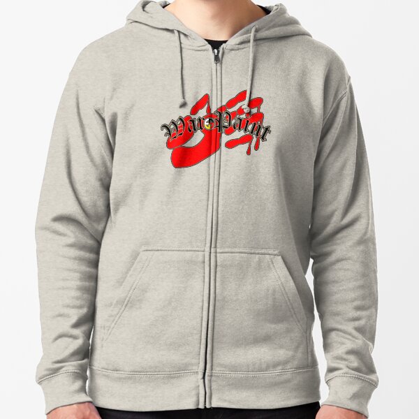 War Paint Zipped Hoodie