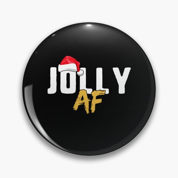Artikelvorschau, Lustige Weihnachtsweihnachtsmütze Jolly AF entworfen und verkauft von QueenOfPrint.