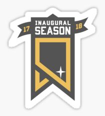Vegas Golden Knights Inaugural Season Patch Sticker