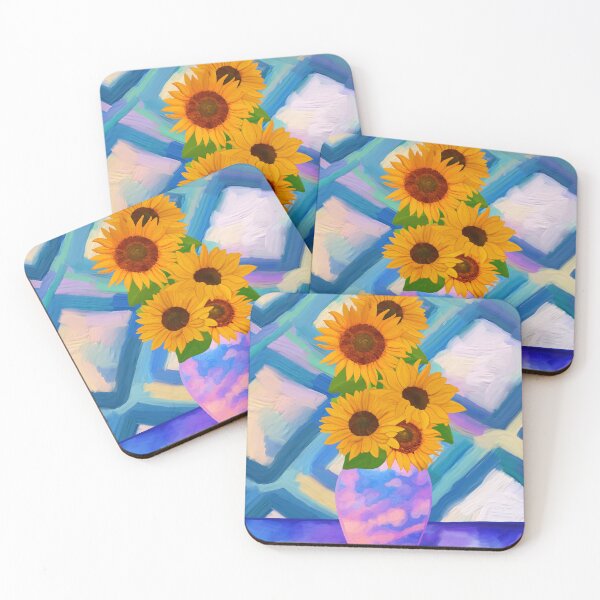 Item preview, Sunflowers with Matisse (10) designed and sold by Lone Quixote.