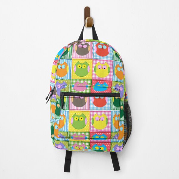 Item preview, Patchwork Colorful Owl designed and sold by Sasidenidesign.
