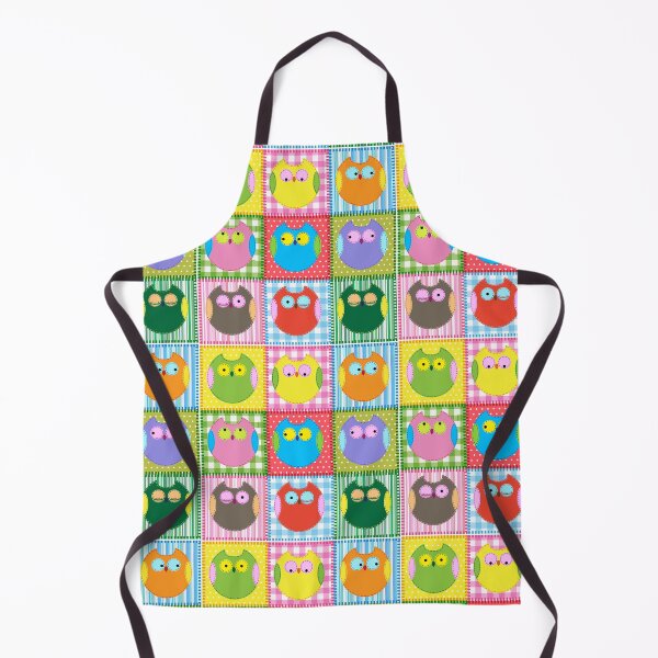 Item preview, Patchwork Colorful Owl designed and sold by Sasidenidesign.