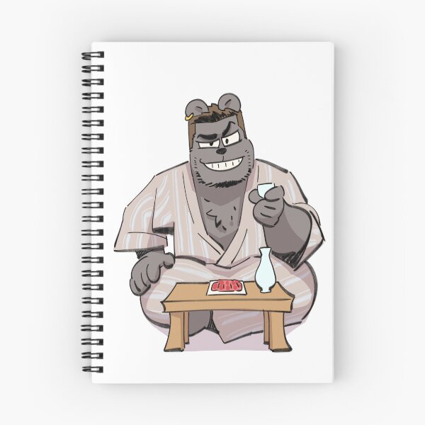 Item preview, dinking grizzly bear designed and sold by HUMBOsketch.