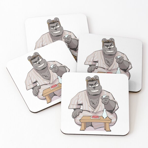 Item preview, dinking grizzly bear designed and sold by HUMBOsketch.
