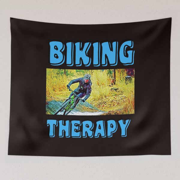 Item preview, BIKING THERAPY designed and sold by starfishstuff.