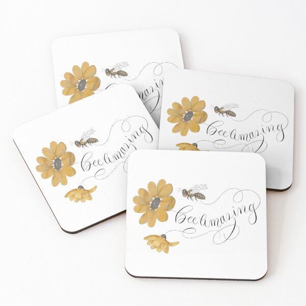 Item preview, Bee Amazing Floral and Flourished designed and sold by WhimsyLetters.