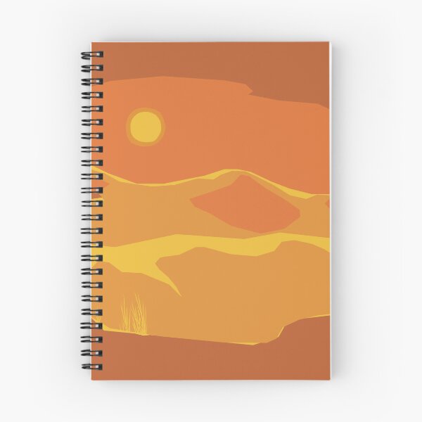 Aperçu de l'œuvre Orange Desert Coulée créée et vendue par Paperwindow.