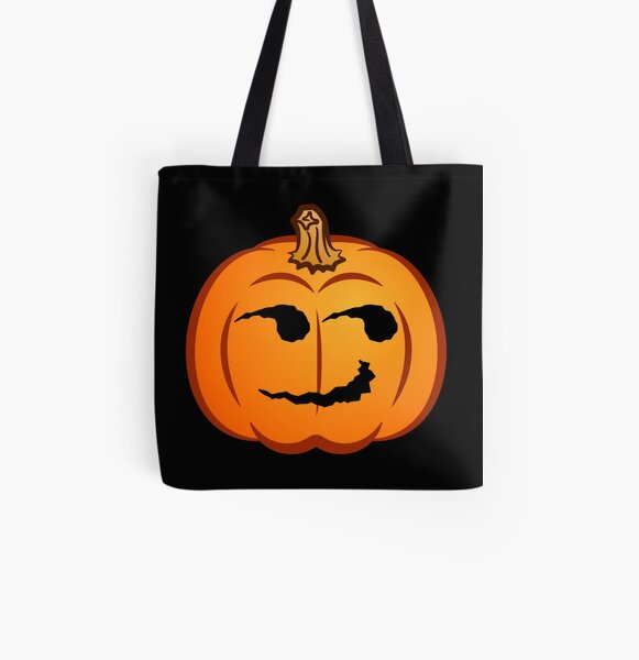 Jack-O-mote :Smirk: All Over Print Tote Bag