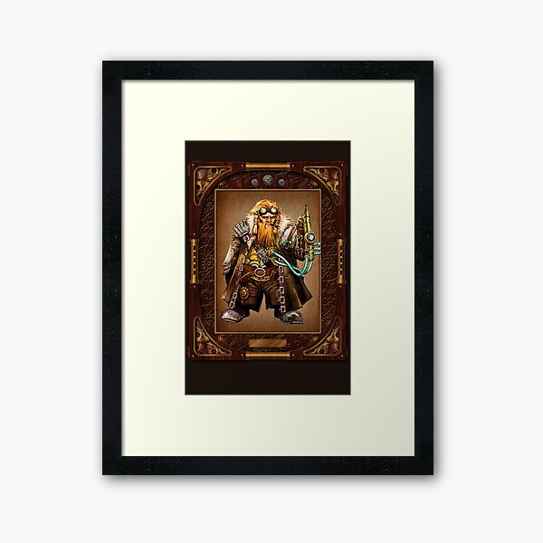 Aperçu de l'œuvre Nain Steampunk créée et vendue par Gothic Fantasy.