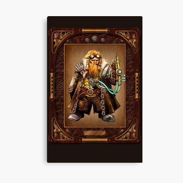 Aperçu de l'œuvre Nain Steampunk créée et vendue par Gothic Fantasy.