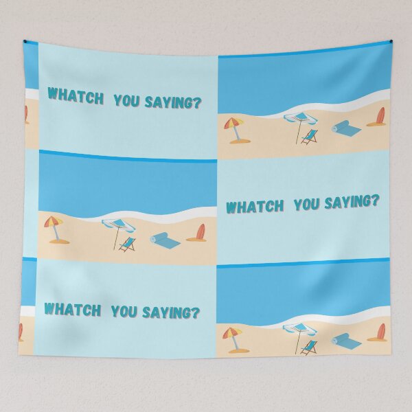 Item preview, Whatch you saying beach side designed and sold by YouBeeVintage.