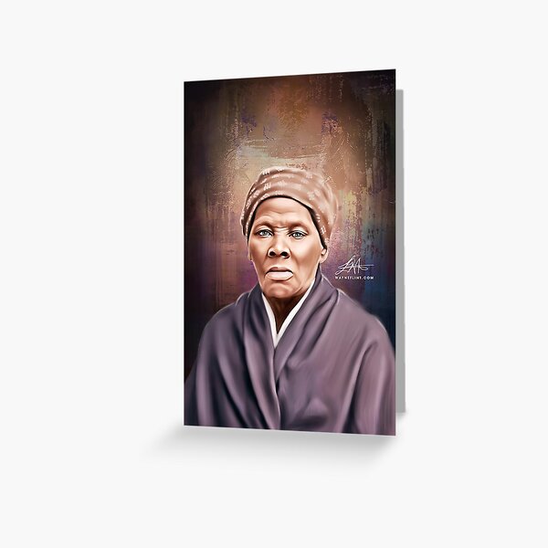 Harriet Tubman Digital Remix Greeting Card