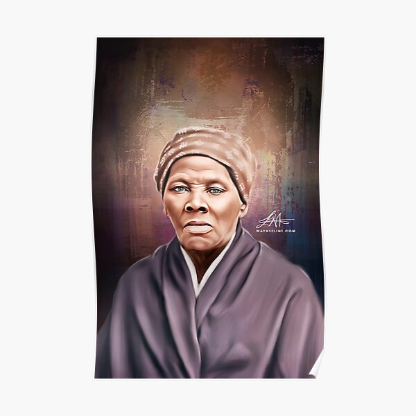 Harriet Tubman Digital Remix Poster