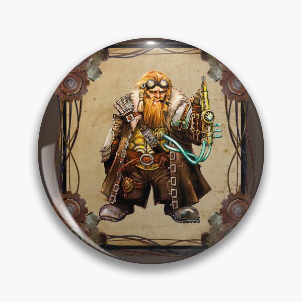 Artikelvorschau, Steampunk-Zwerg entworfen und verkauft von Gothic Fantasy.