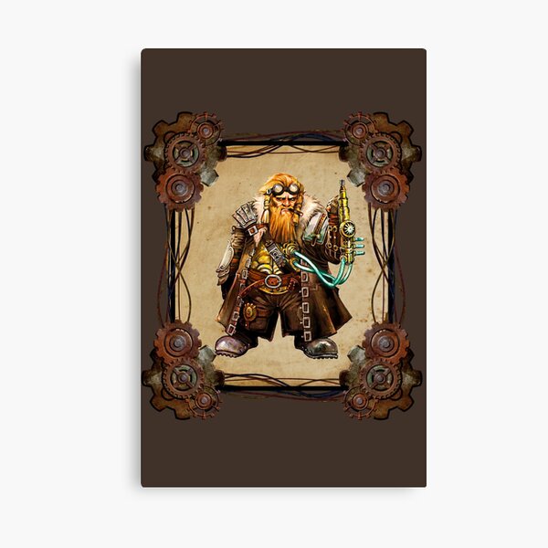 Aperçu de l'œuvre Nain Steampunk créée et vendue par Gothic Fantasy.