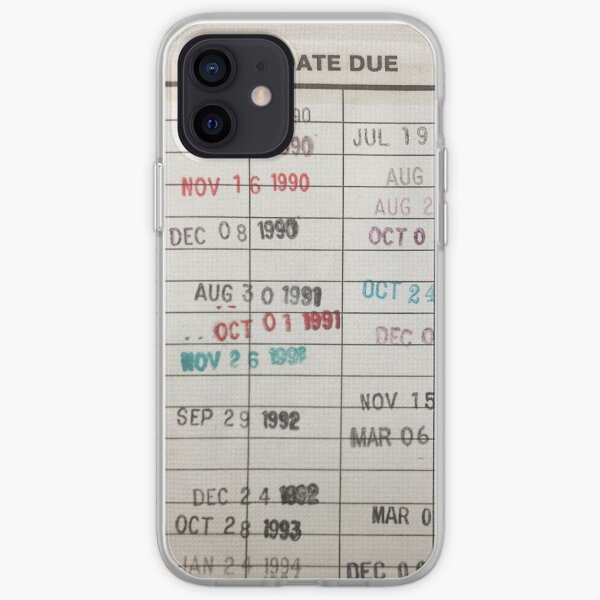 Library Cards iPhone Soft Case