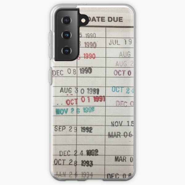 Library Cards Samsung Galaxy Soft Case