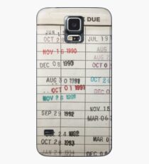 Library Cards Case/Skin for Samsung Galaxy