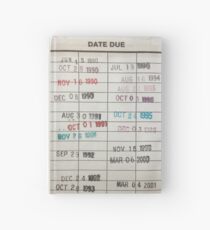 Library Cards Hardcover Journal