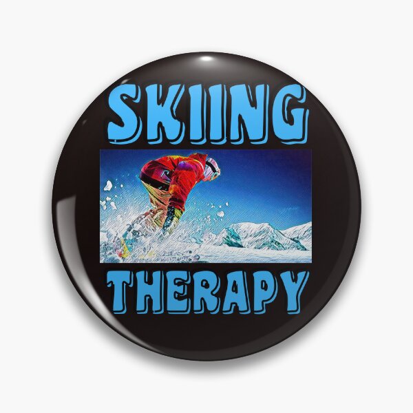 Item preview, SKIING THERAPY LOVE designed and sold by starfishstuff.