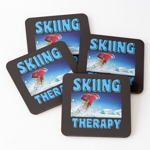 Item preview, SKIING THERAPY LOVE designed and sold by starfishstuff.