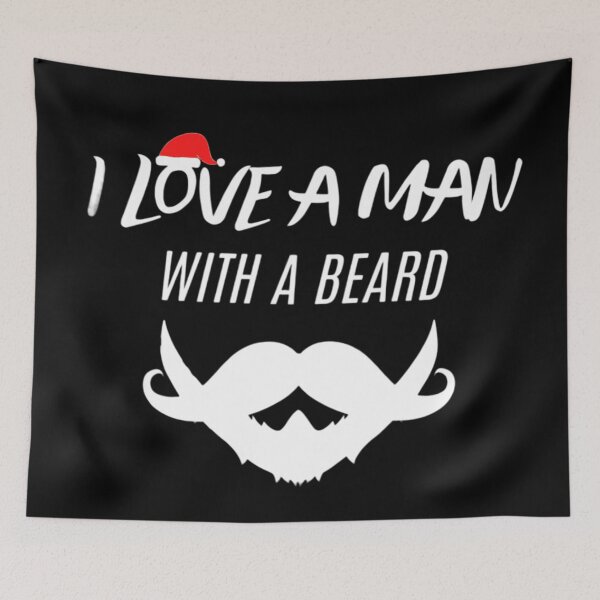 Item preview, I Love A Man With A Beard, Merry Christmas designed and sold by Legendario00.