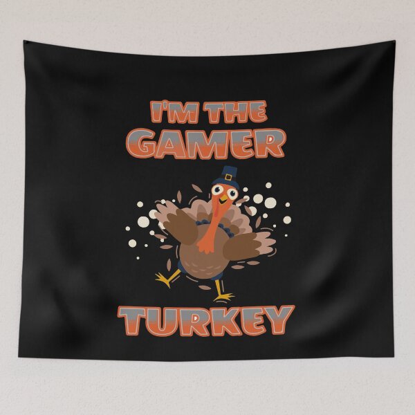 Item preview, I'm the gamer turkey funny thanksgiving day designed and sold by Artsy Aura ⭐⭐⭐⭐⭐  .