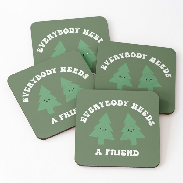 Item preview, Everybody Needs a Friend - Happy Trees Retro Design designed and sold by GirlHyphenated.