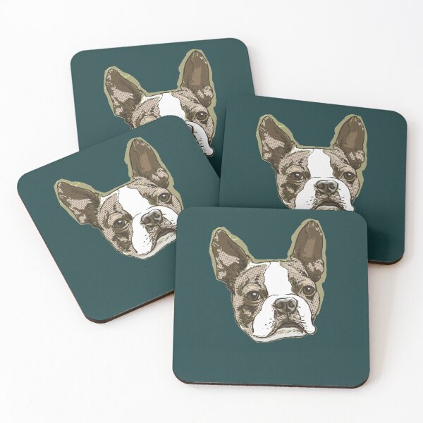 Item preview, Boston Terrier Dog Head   designed and sold by HappyConcierge.