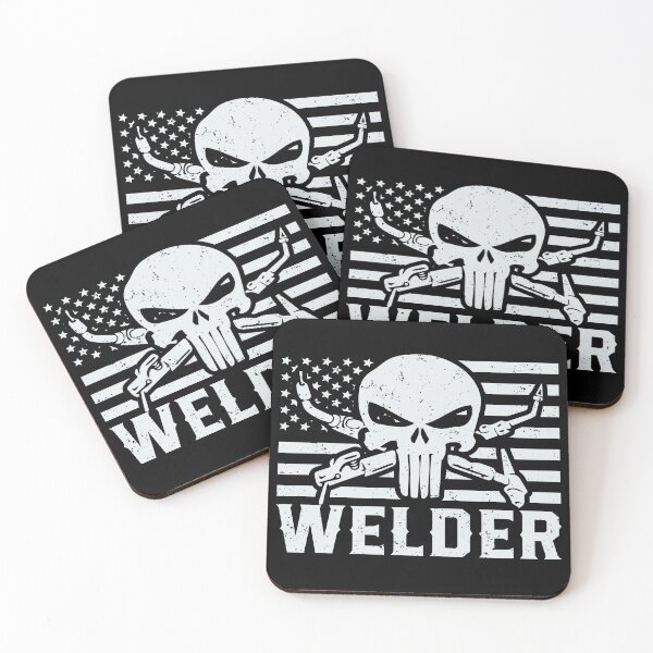 Item preview, US Flag Skull Welder designed and sold by justie1977.
