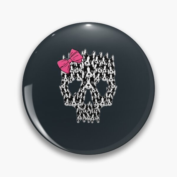 Item preview, Boston Terrier - Calavera de azúcar de corte relajado designed and sold by HappyConcierge.