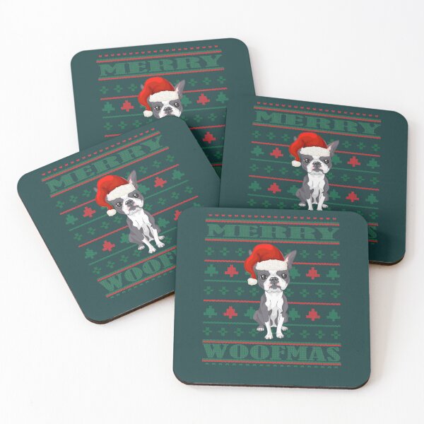Item preview, Boston Terrier Ugly Christmas Sweater   designed and sold by HappyConcierge.