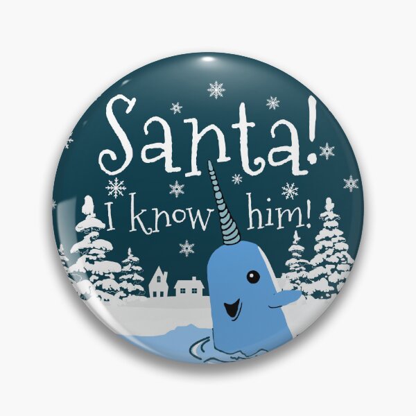 Artikelvorschau, Mr. Narwhal Santa Ich kenne ihn Elfenweihnachten entworfen und verkauft von happyholidayfan.