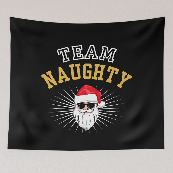 Item preview, Team Naughty List Santa Claus Christmas Xmas designed and sold by QueenOfPrint.