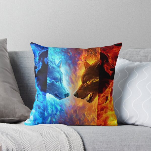 Item preview, Fire and Ice Wolves designed and sold by Mark Cannon.