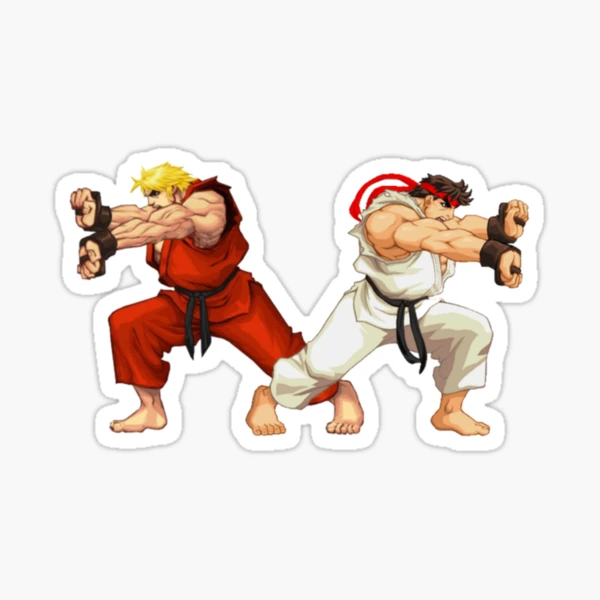 Rygeta (Street Fighter x Dragon Ball Z Mashup) Sticker – King of the Pin