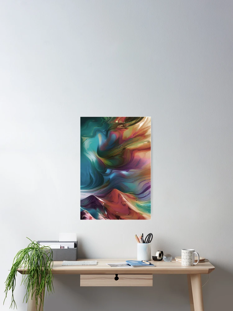 Thumbnail 2 of 3, Poster, Color Swoon designed and sold by TiltedCode.